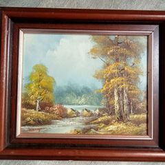 Vintage Artist Signed Original Oil Painting