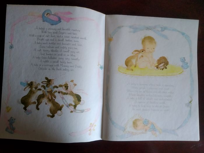 Collectible Vintage Hallmark Baby Record Book