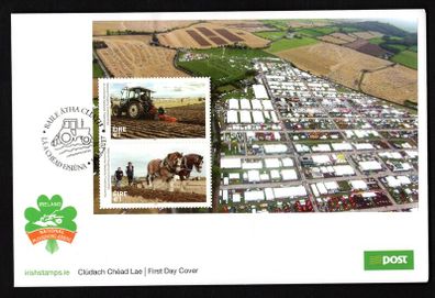 2017 Ireland National Ploughing Championship Commemorative Stamp Miniature Sheet An Post First Day Cover (FDC)