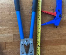Electrical  lug crimper and cable tie  gun