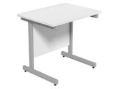 NEW 800 x 600mm Straight Office Desk White
