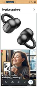 TOZO OpenEarRing Open-Ear Headphones,