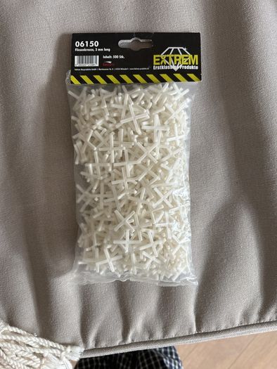 Tile Spacers 3mm 500 pieces New