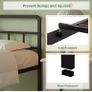 King Size Bed Frame 5ft with Curved Headboard, Heavy Duty Image 6