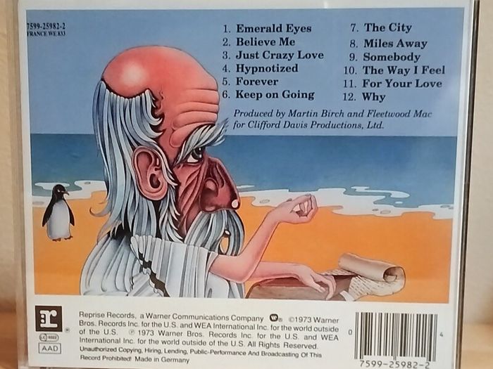 Fleetwood Mac Mystery To Me CD Album