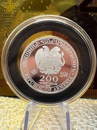 1/2oz Fine 999 Silver Bullion Noah's Ark 2025 Coin.