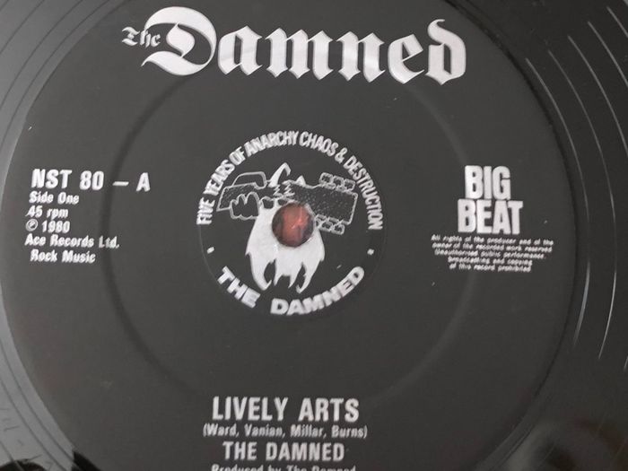 The Damned - Lively Arts (1982) 10"