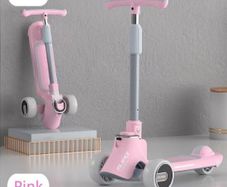 LED Wheel Kids Foot Scooter Kick Pedal Mobility E Scooter With Music Function