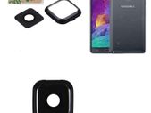 Black Rear Camera Frame and Glass Lens Cover For Samsung Galaxy Note 4 N910 - #104744