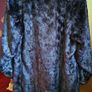 creenstone navy and brown long faux fur Image 3