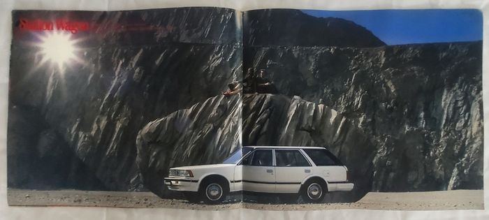 Vintage 1985 Nissan Bluebird Sales Brochure. Rare Automobilia