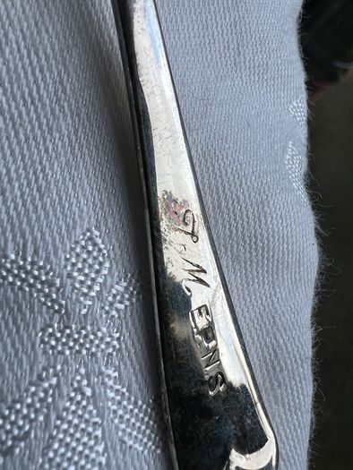 Vintage  EPNS 'JM' of Sheffield engraved teaspoons