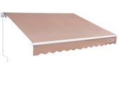 Manual Retractable Awning, 4x2.4m (13 x 8 feet)