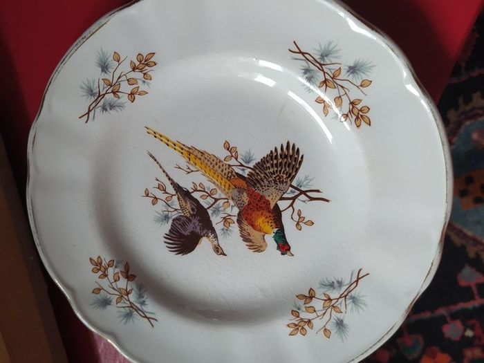 Arklow pheasant pattern side plates,