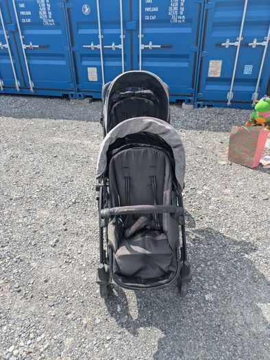 Double Baby buggy frame and seats