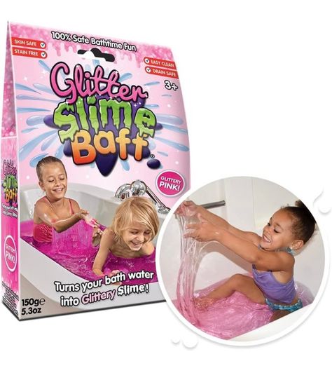 Slime Baff Blue, 1 Bath or 4 Play Uses from Zimpli Kids, Magically turns water into thick, colourful DIY slime, Children's Christmas Presents, Xmas Stocking Fillers MULTIPLE COLOURS AVAILABLE, SEE PHOTOS (FREE POSTAGE)