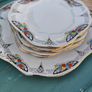 Vintage cake plate & 6 tea plates Image 2