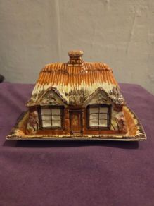 Vintage Price Bros Cottage Ware Butter Dish