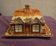 Vintage Price Bros Cottage Ware Butter Dish