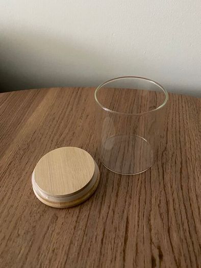 Glass Storage Jars with Lids (3 Pieces)