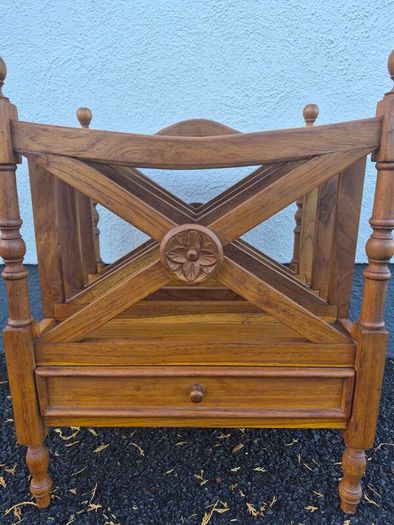 Antique newspaper rack
