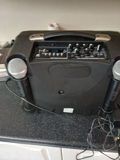 Street amp, house party amp,including 2 microphones