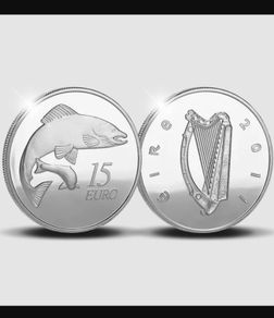 Irish  Silver Proof Coin 2011 Salmon