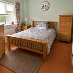 king bed and solid furniture