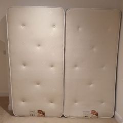 2 x single mattresses