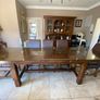 Large dining table and chairs Image 8