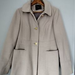 Beige peacoat
