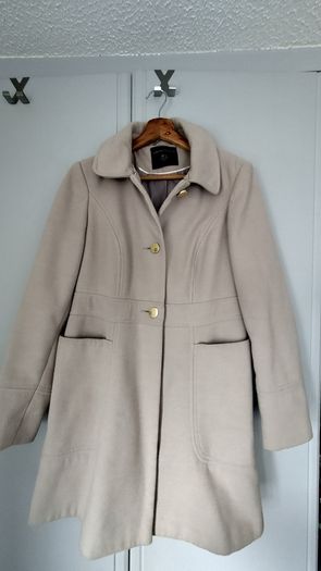 Beige peacoat