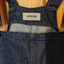 Denim dungarees dress Image 2