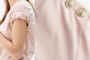 pink Balmain style tshirt