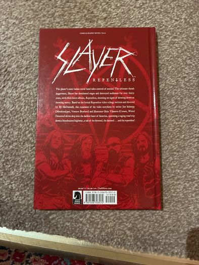 Slayer Repentless Graphic novel hardcover