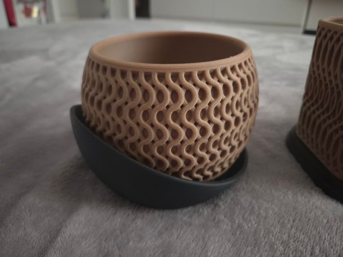 Modern decorative planter & vase set