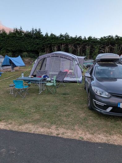 Kampa Croyde 6 Air Pro complete set up