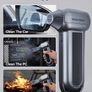 MF100 Compressed Air Duster-150000RPM Super Power Cordless Air Duster, Rechargeable Brushless Motor Durable Blower, 3-Gear Adjustable Dust Blower for Computer, Keyboard, Outdoor, House and Car Image 5