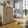 Shoe Cupboard 2 Door / 60 x 90 x 35 CM White Front High Shine 12 Pairs of shoes Image 10