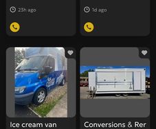 Mobile catering coffee & ice cream trailer