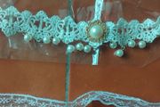 2 new lace necklaces