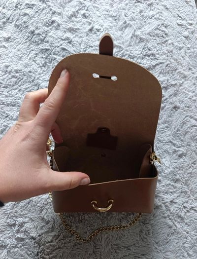 Light brown leather bag