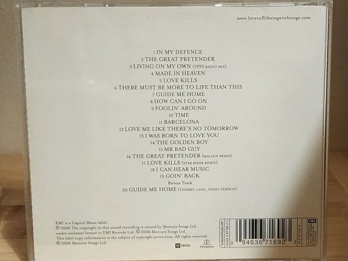 Freddy Mercury The Very Best of Freddy Mercury CD Album
