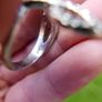Vintage 925 Sterling Silver  Cocktail Ring 14g Image 6