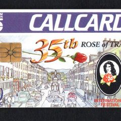1993 Ireland 20 unit 35th Rose of Tralee competition in 1993 (Gemplus GEM1) Call Card Used. Telecom Eireann card number 1046.