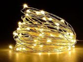 Fairy Lights, Jsdoin 2 PCS 50 LED Battery Operated String Lights Copper Wire Light for Indoor Outdoor Lighting, Bedroom, Wedding Decor, Party, Christmas, Tree Decoration(5M/16ft 50Pcs/Warm White)