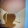 Pale Pink Wooden Chair / white legs Image 4