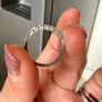 Natural diamond white gold Eternity Ring Image 4