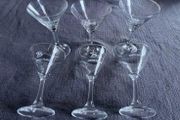 6 Babycham glasses