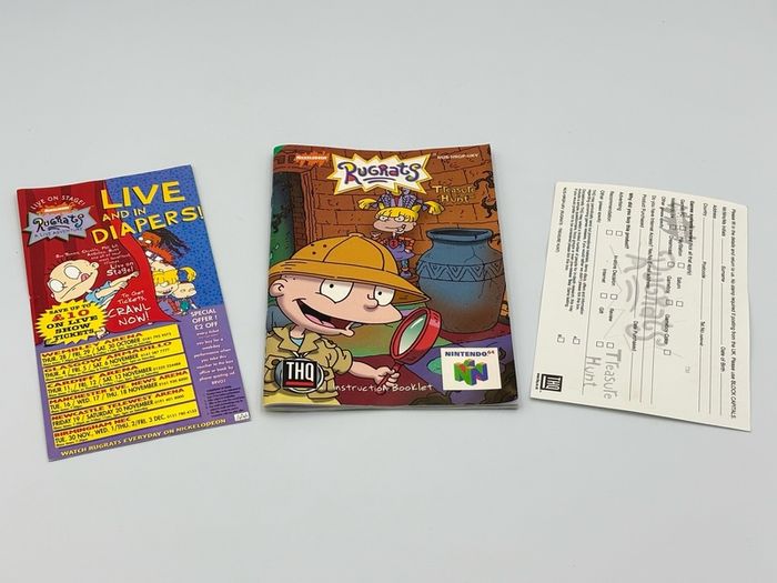 Rugrats Treasure Hunt for Nintendo N64 - Boxed